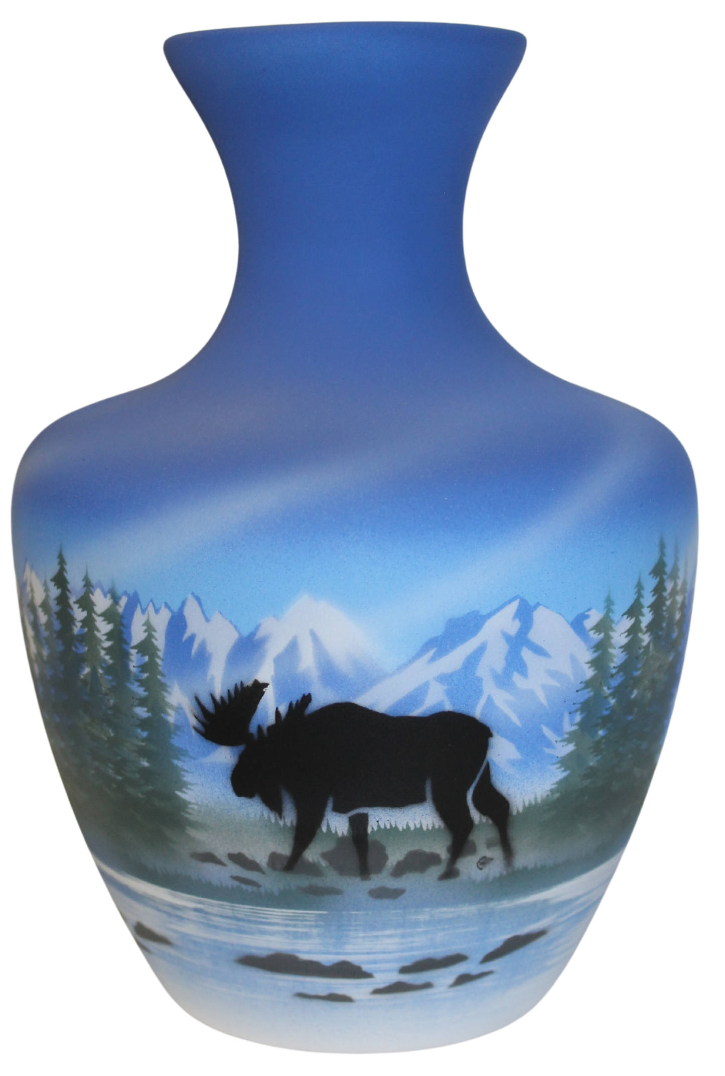 AR043 Alaska Range 6 1/2 x 9 1/2 Vase