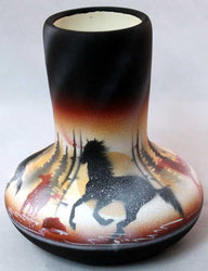 BFS4 Born Free Horses 4 1/2 x 5 Bud Vase