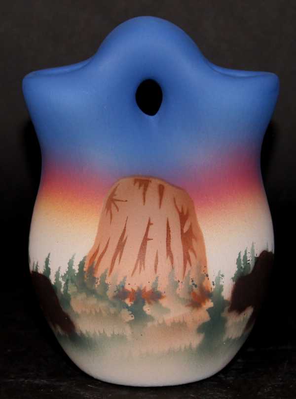 DBB7 Devils Tower Buffalo  3 x 4 Wedding Vase