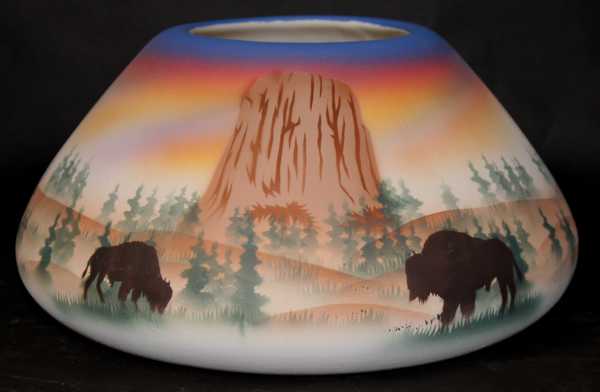 DBL5 Devils Tower Buffalo 8 x 4 Bowl