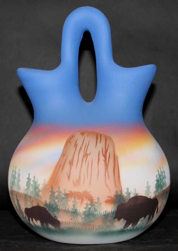 DBL7 Devils Tower 5 1/2 x 8 Wedding Vase