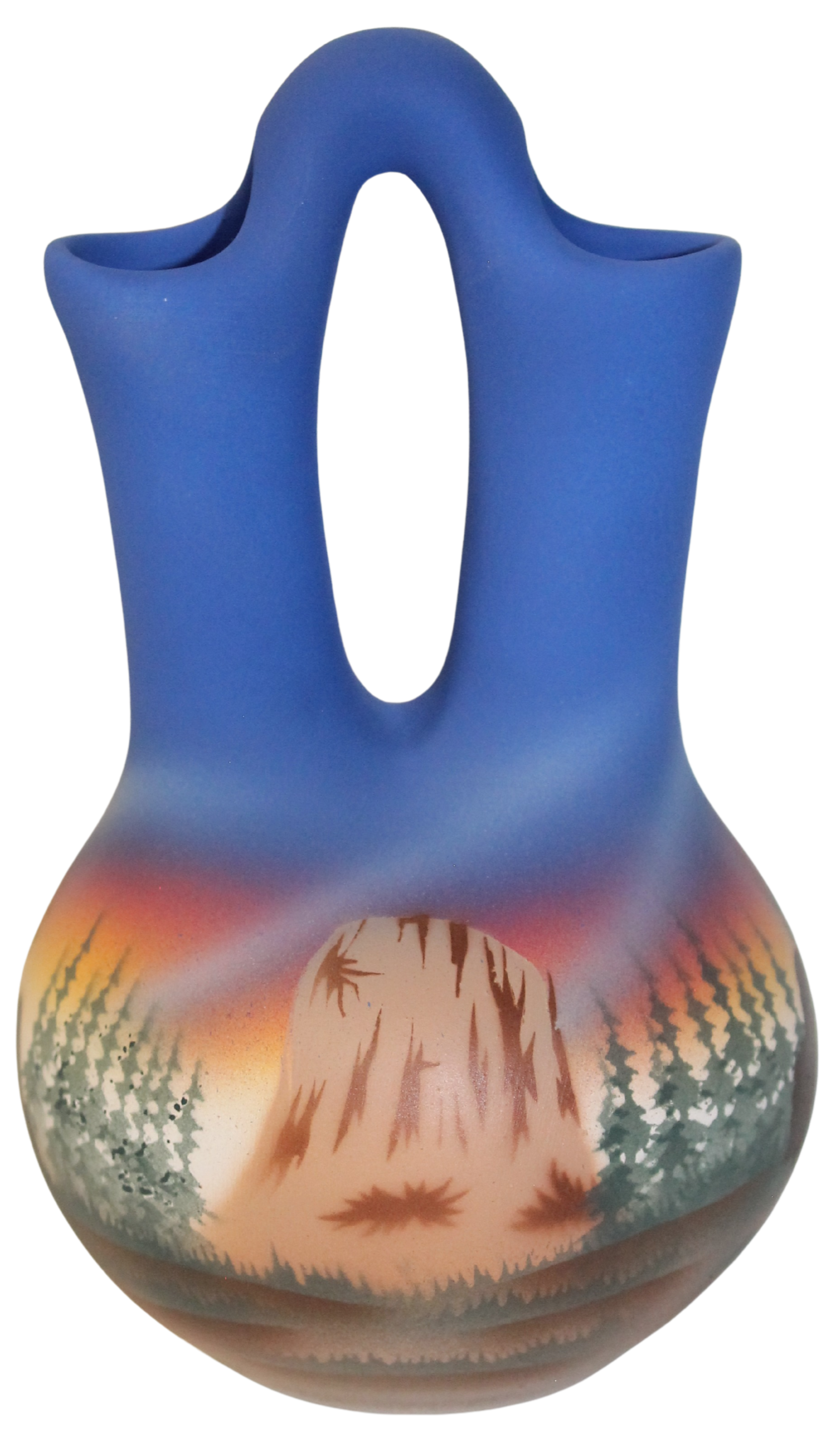 DBM7 Devils Tower Buffalo 4 1/2 x 7 Wedding Vase