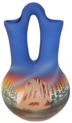 DBM7 Devils Tower Buffalo 4 1/2 x 7 Wedding Vase