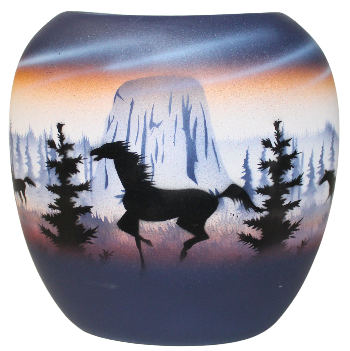 DTL3 Devils Tower 6 1/2 Pillow Vase