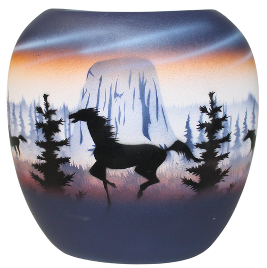 DTL3 Devils Tower 6 1/2 Pillow Vase