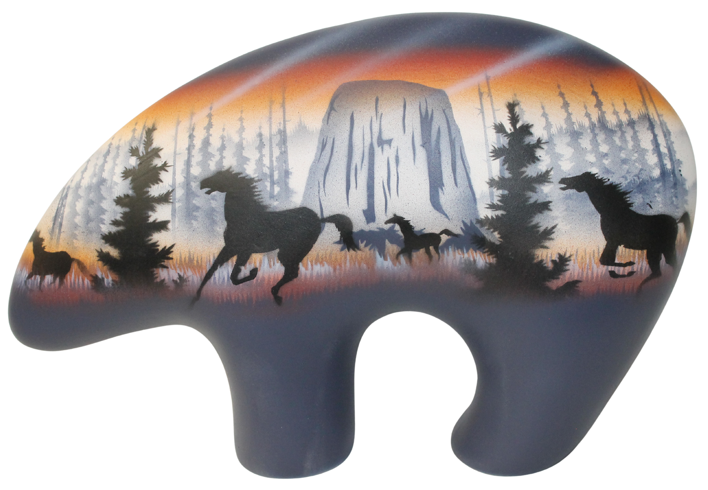 DTLB Devils Tower Horses 12" Large Bear