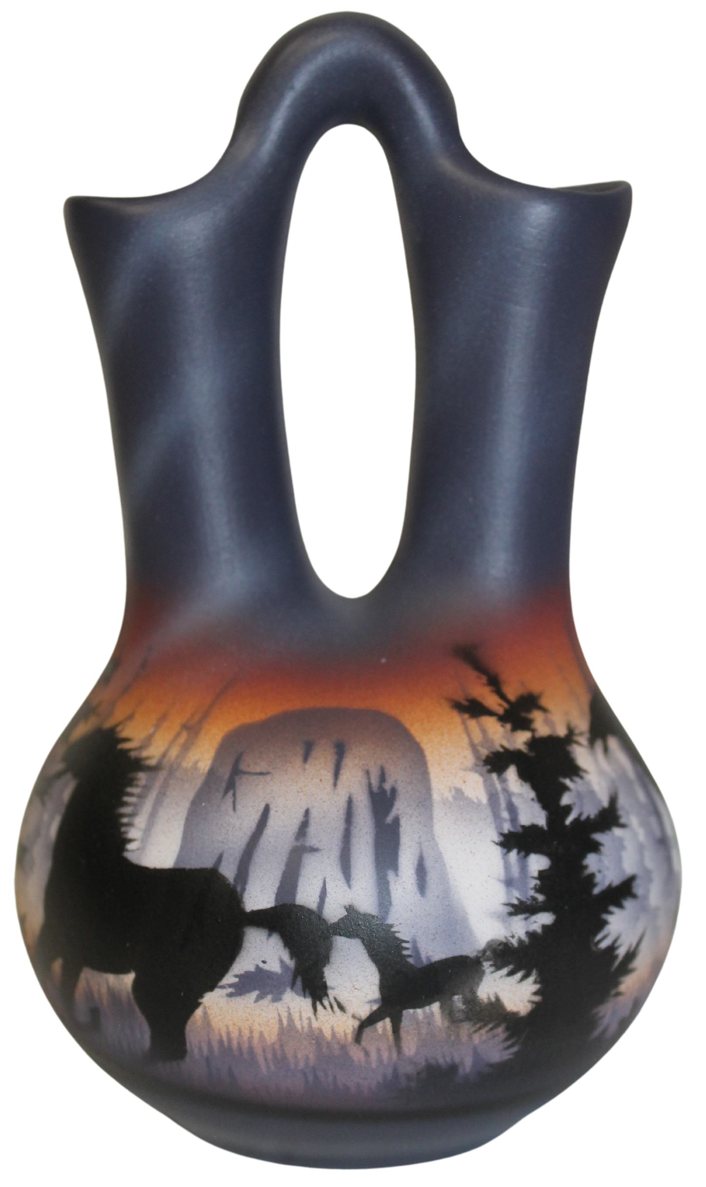 dtm7 Devils Tower 4 1/2 x 7 Wedding Vase