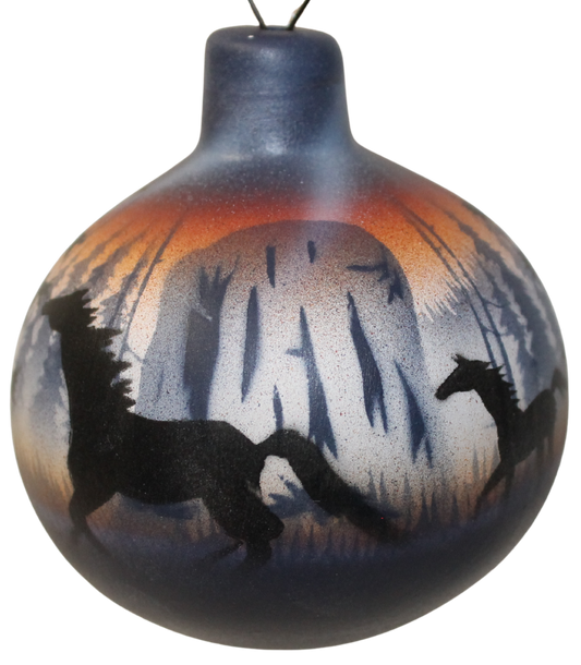 DTOR Devils Tower Horses Ornament