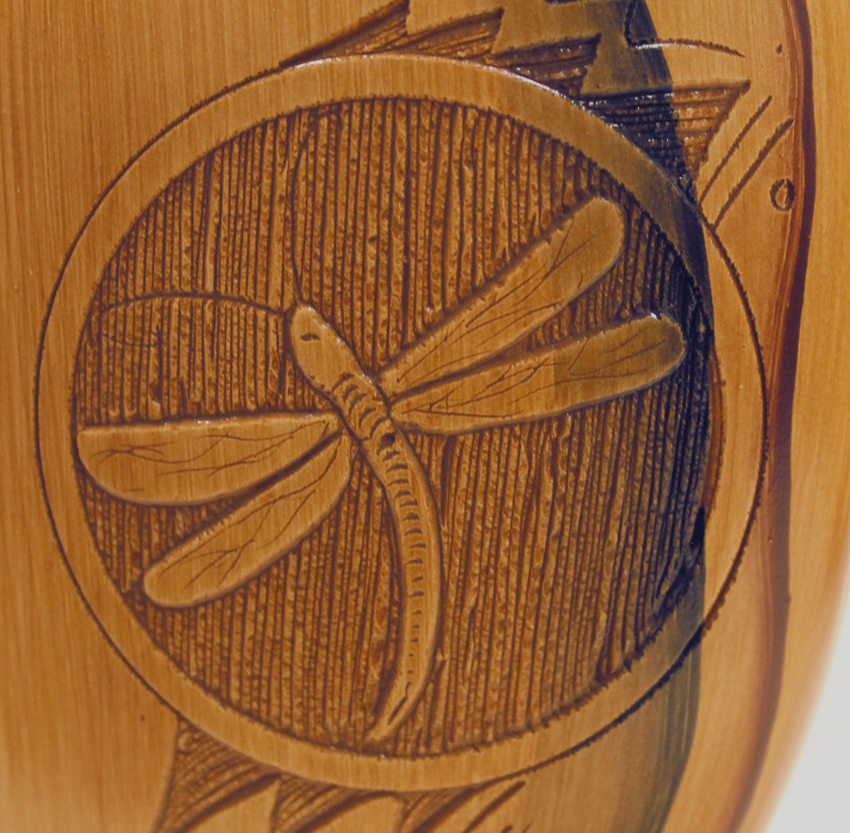 Dwayne Blackhorse Wood Look Pottery - PP C