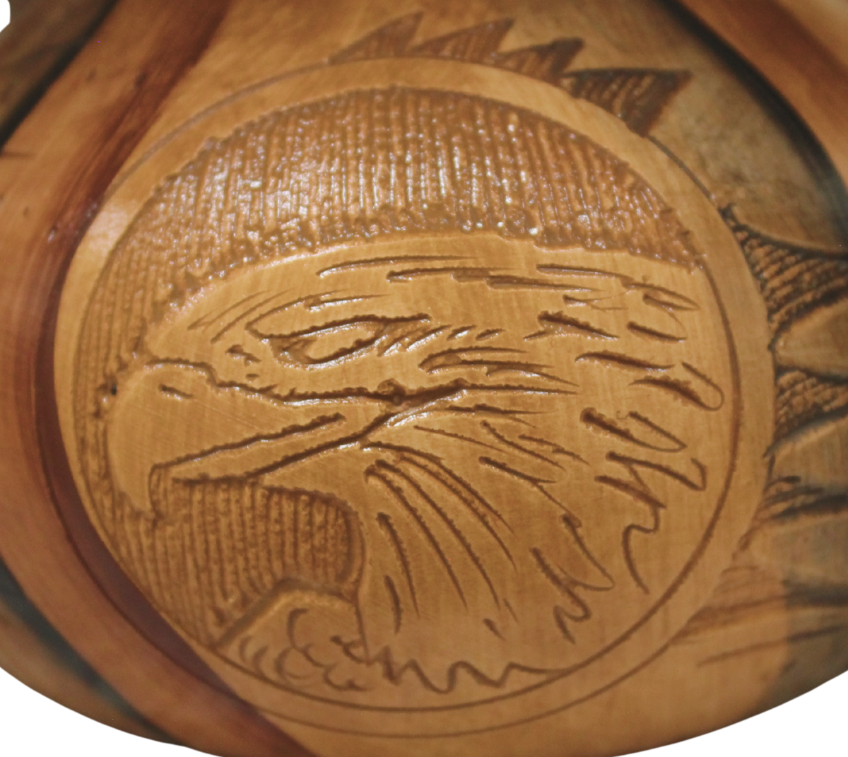 Dwayne Blackhorse Wood Look Pottery - PP C