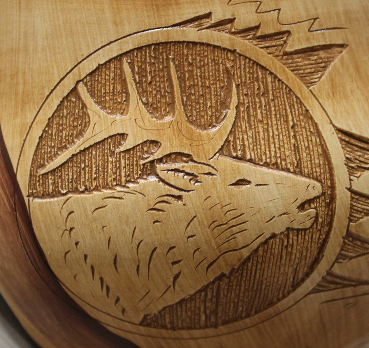 Dwayne Blackhorse Wood Look Pottery - PP F