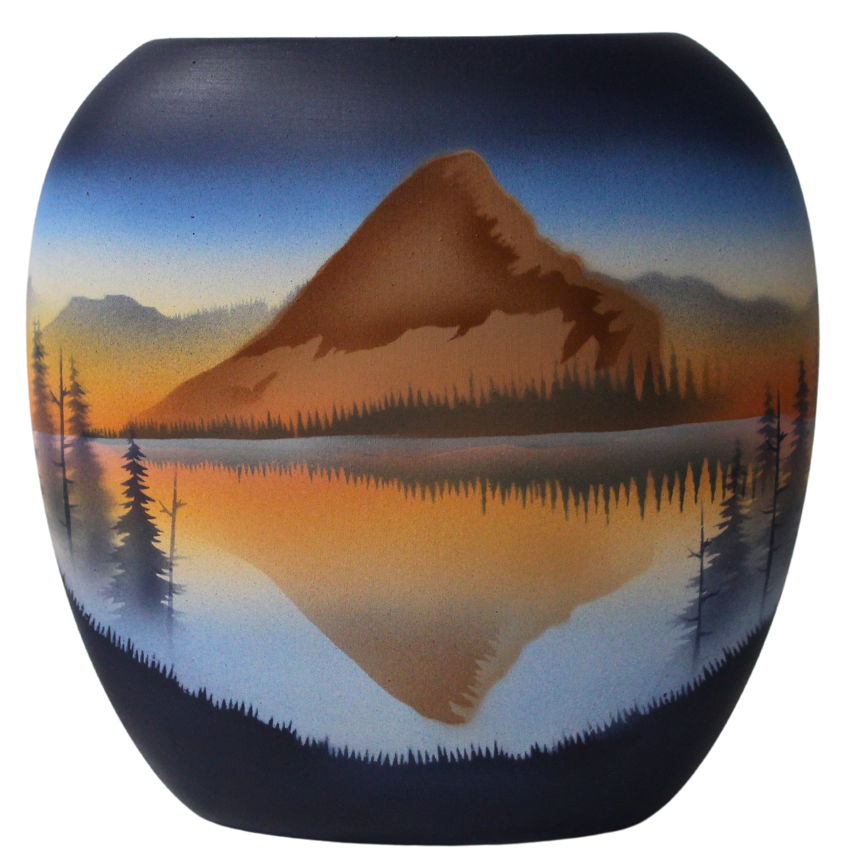 HLE3 Hidden Lake 8 1/2 x 8 1/2 Pillow Vase
