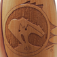 Dwayne Blackhorse Wood Look Pottery - PP D