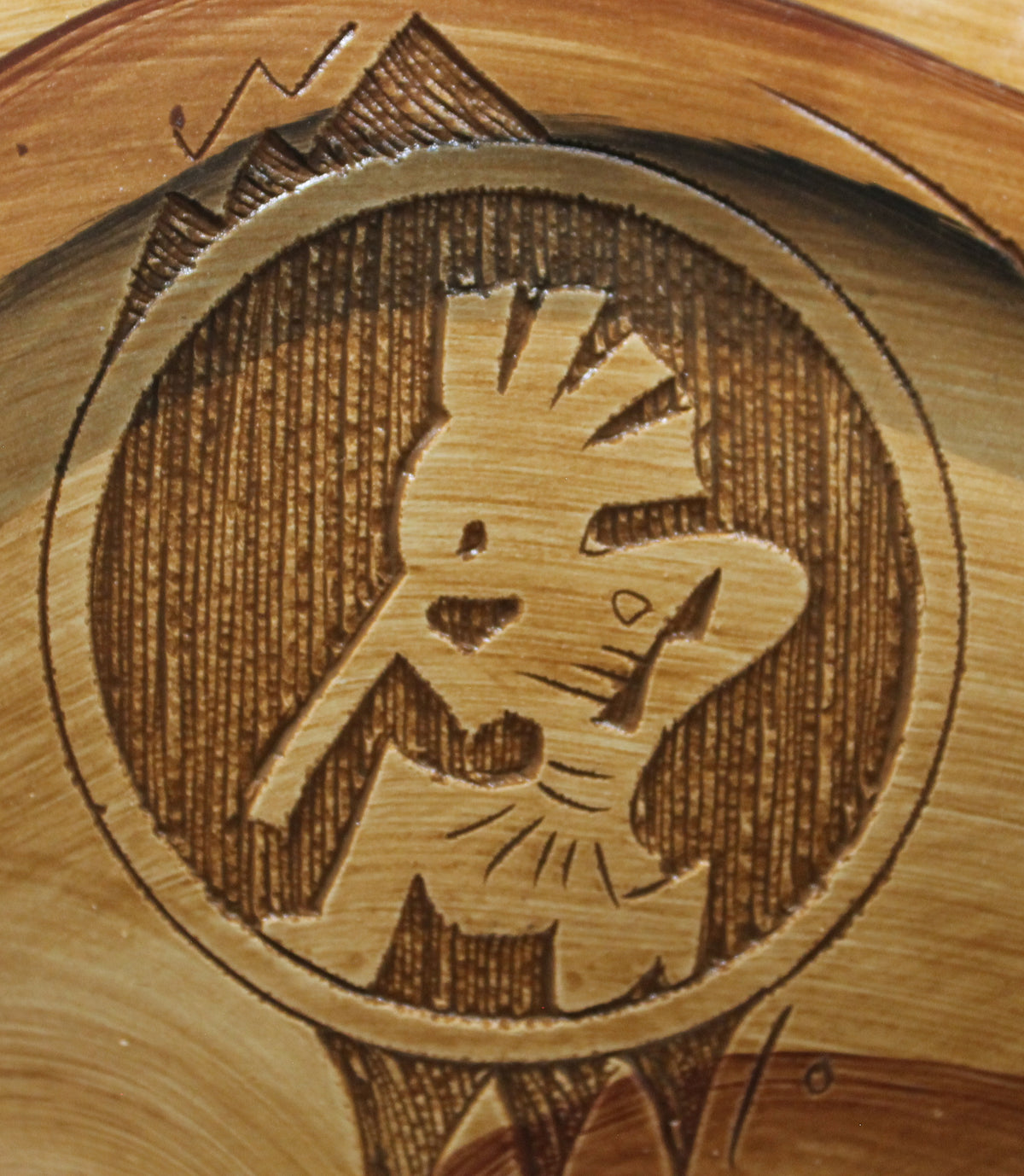 Dwayne Blackhorse Wood Look Pottery - PP C