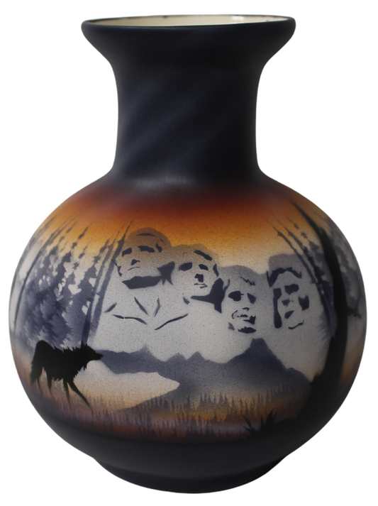 MRL1 Mount Rushmore 5 1/2 x 7 1/2 Flower Vase