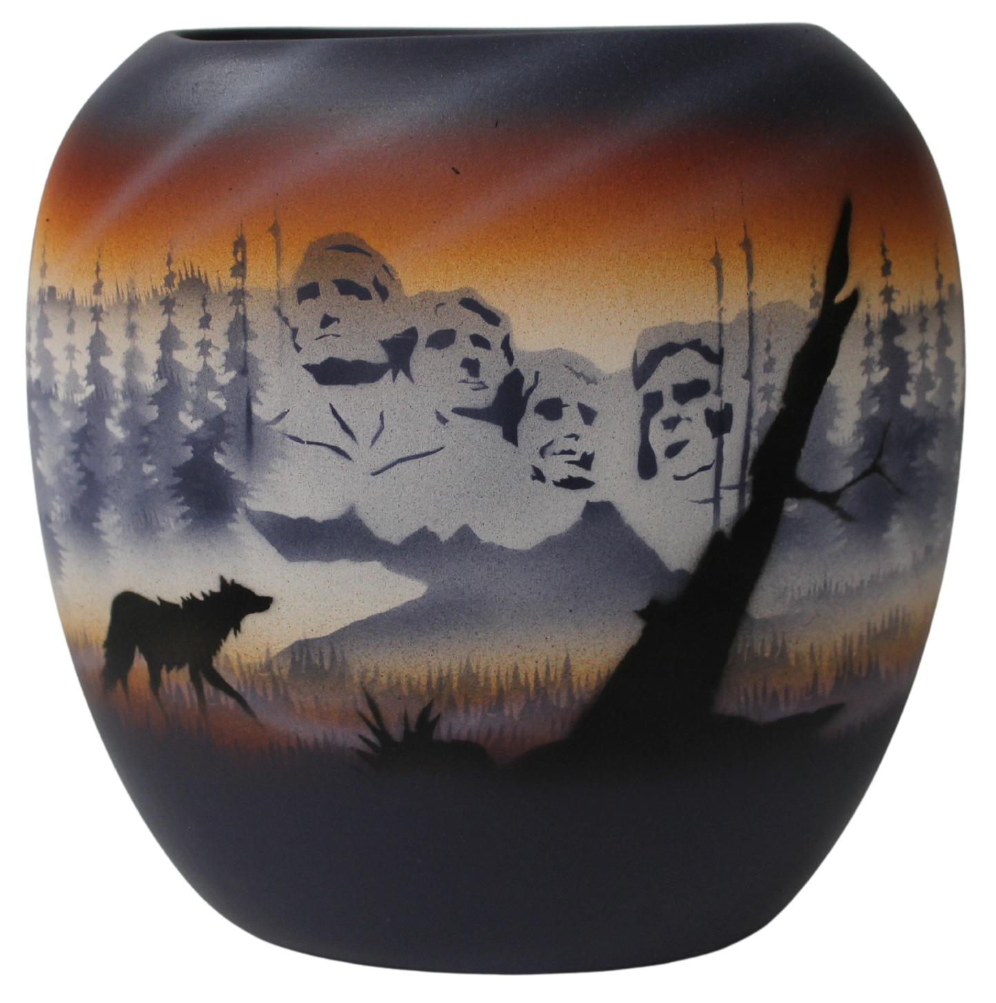 MRL3 Mount Rushmore 6 1/2 Pillow Vase