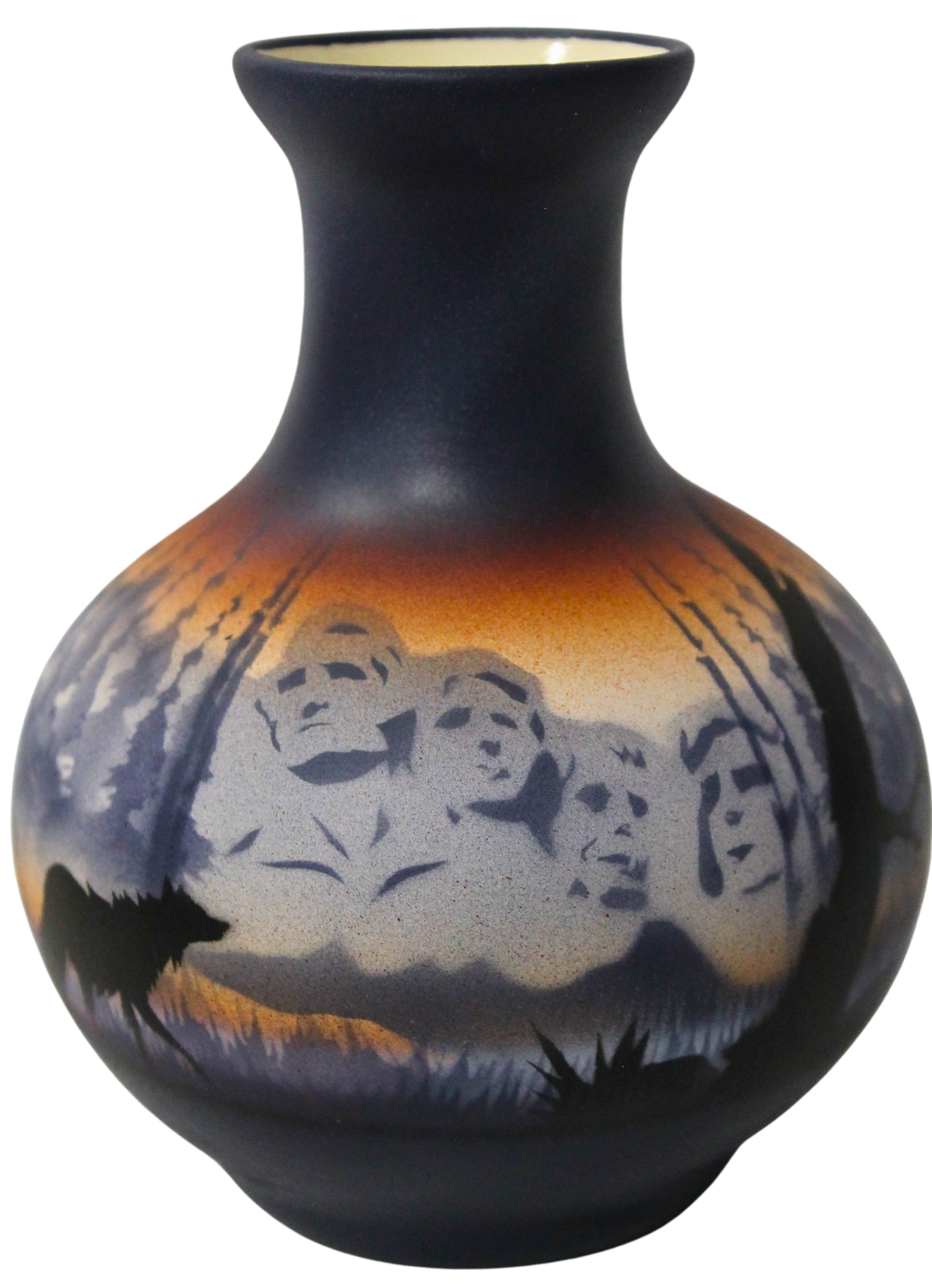 MRM1 Mount Rushmore 4 1/2 x 6 Vase