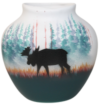 Moose Themed Pottery