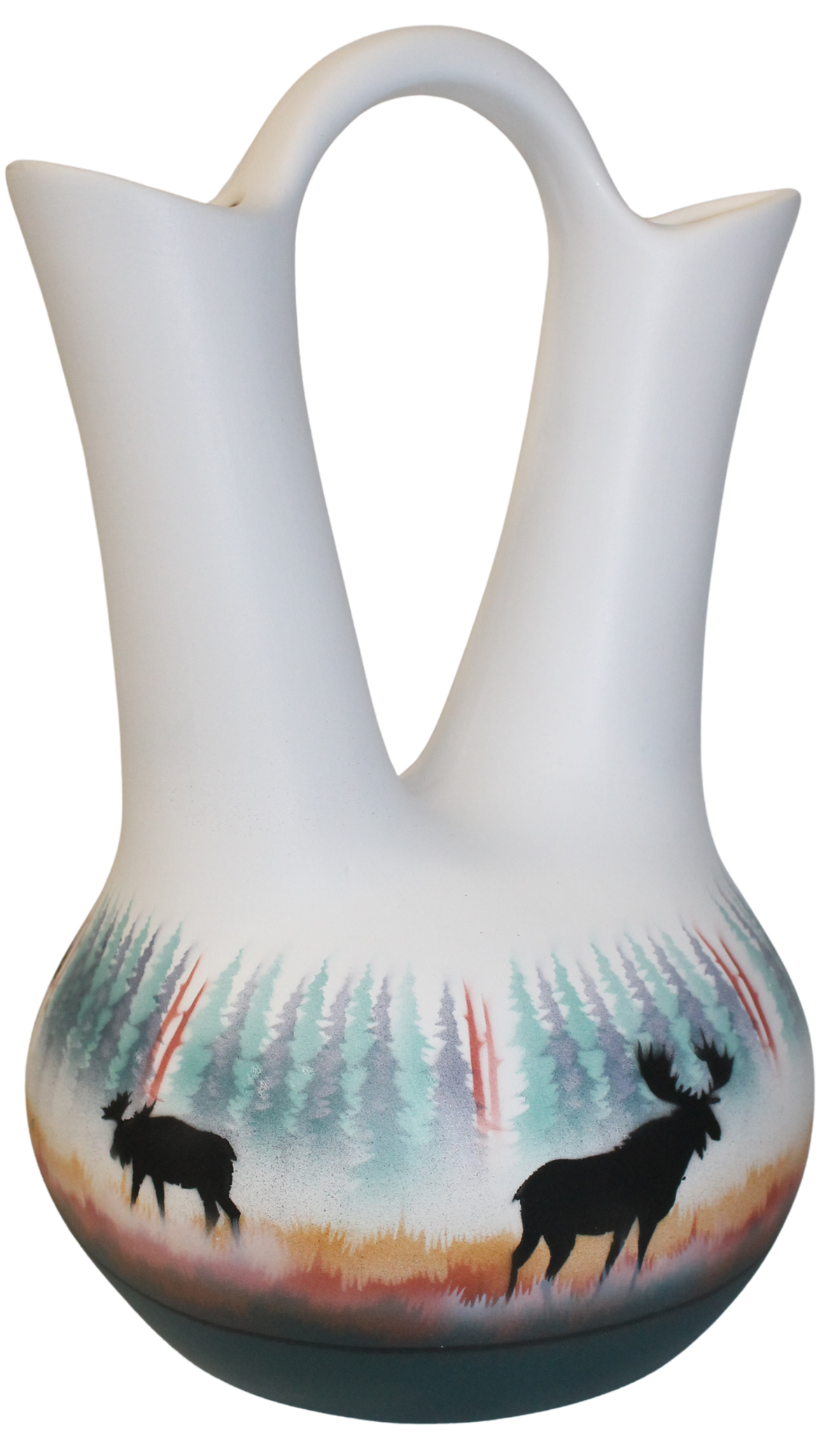MSC7 Morning Mist -Moose 7 1/2 x 12 Wedding Vase