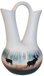 MSC7 Morning Mist -Moose 7 1/2 x 12 Wedding Vase