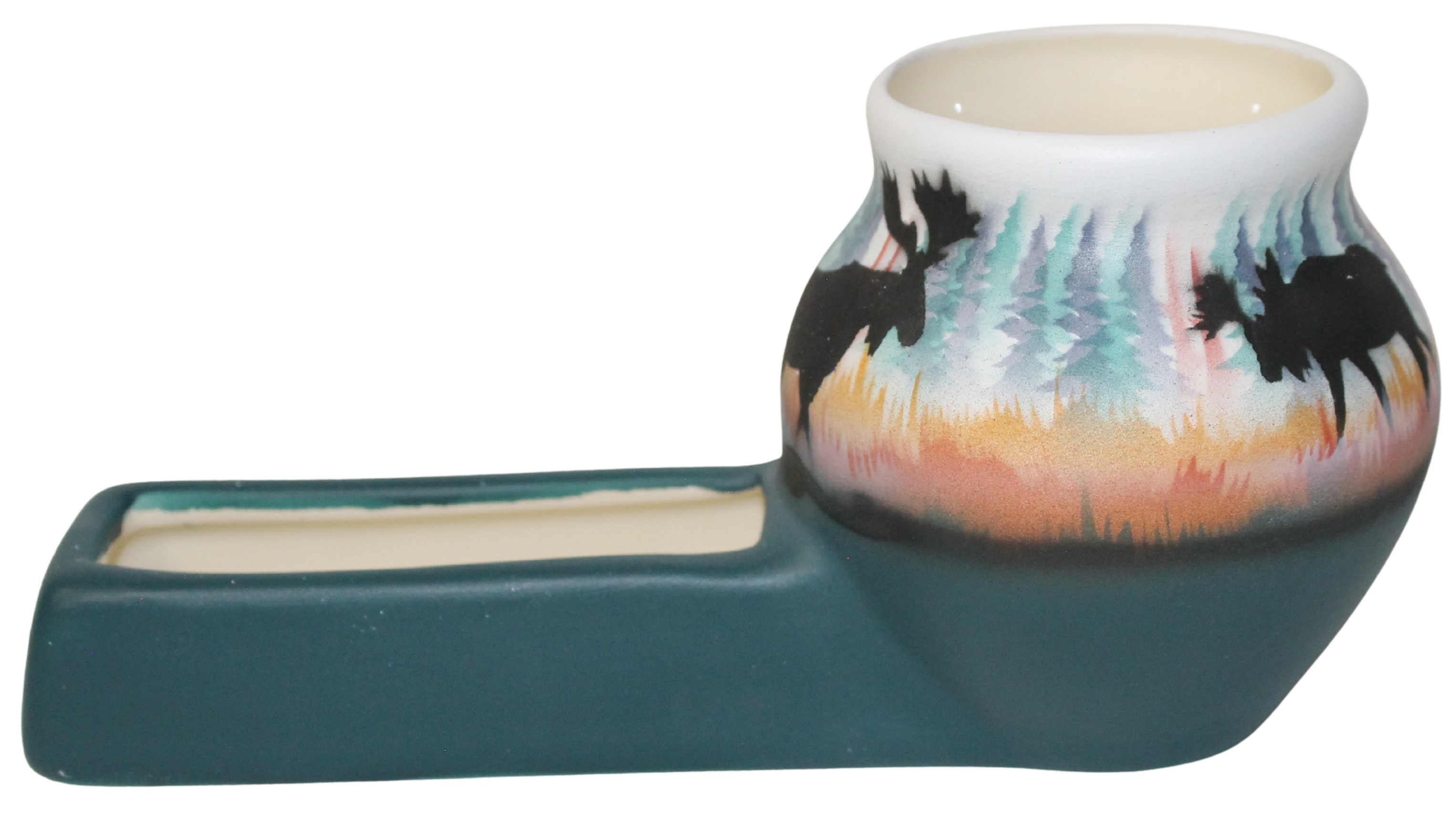 MSDC Morning Mist -Moose 7 1/2 x 3 1/2 Desk Caddy