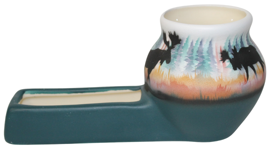 MSDC Morning Mist -Moose 7 1/2 x 3 1/2 Desk Caddy