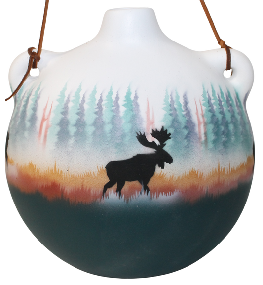 MSL4 Morning Mist -Moose 7 1/2 x 7 1/2 Canteen