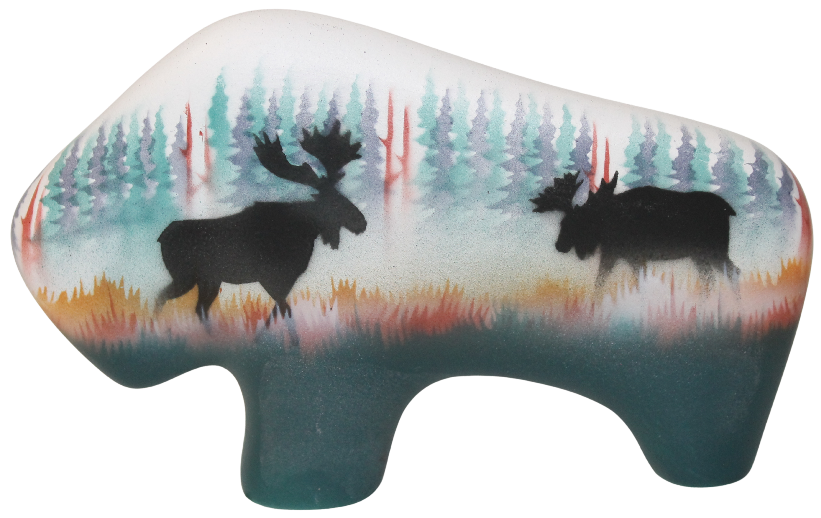 MSPB Morning Mist -Moose 6 1/2 Petite Buffalo