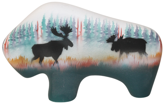 MSPB Morning Mist -Moose 6 1/2 Petite Buffalo