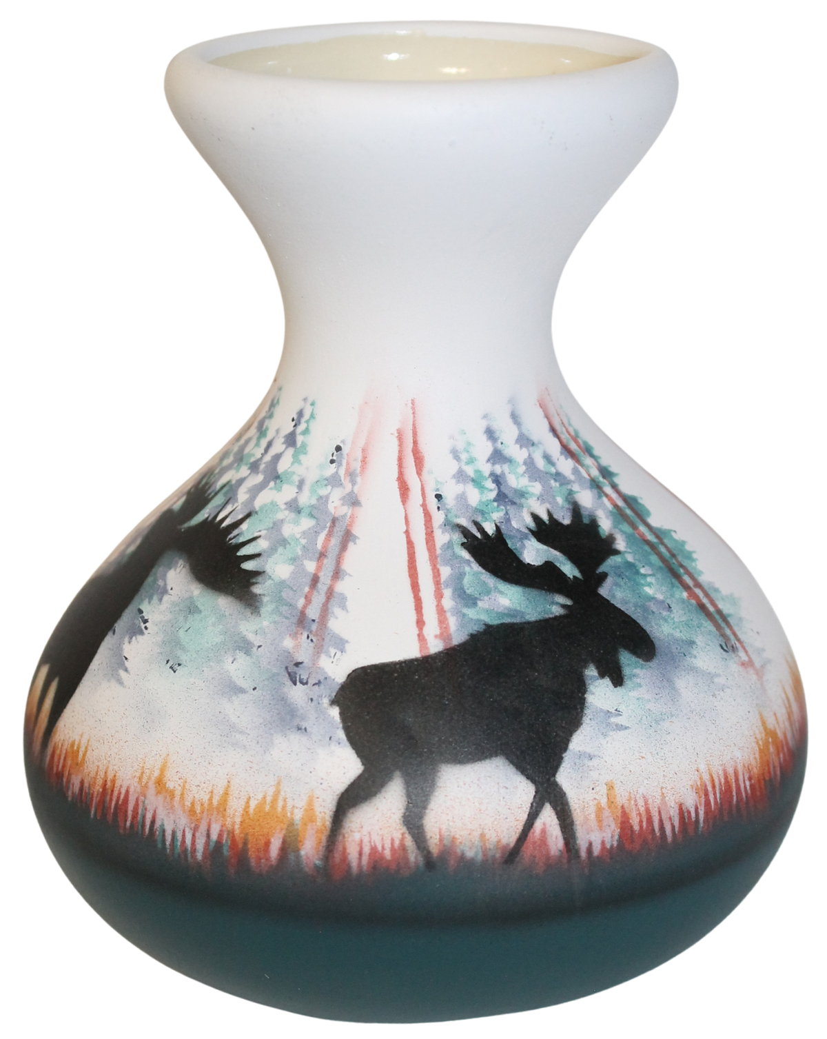 MSS5 Morning Mist -Moose 4 x 5 Bud Vase