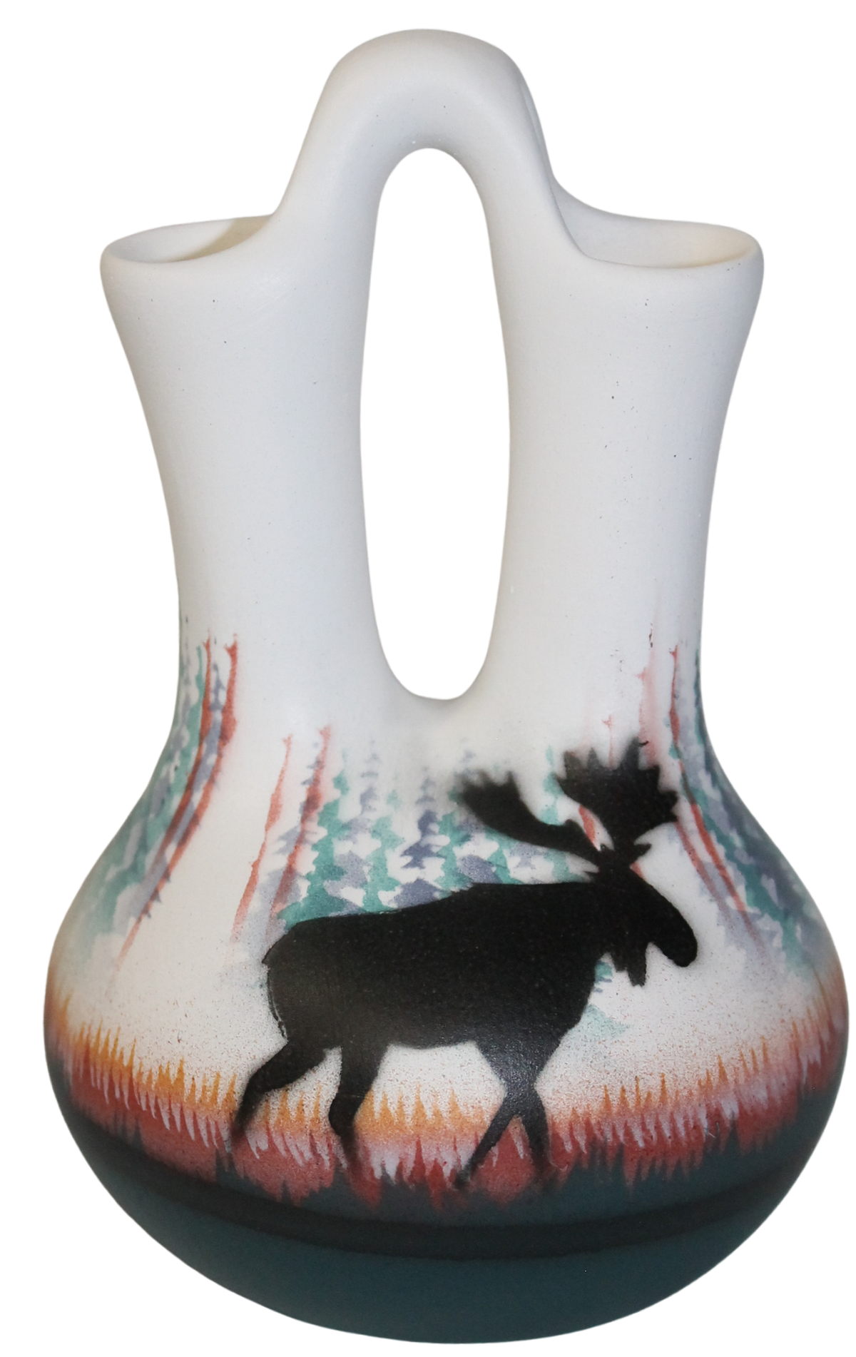 MSS7 Morning Mist -Moose 3 x 5 1/4 Wedding Vase