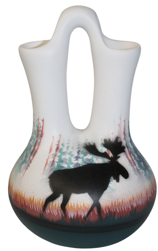 MSS7 Morning Mist -Moose 3 x 5 1/4 Wedding Vase