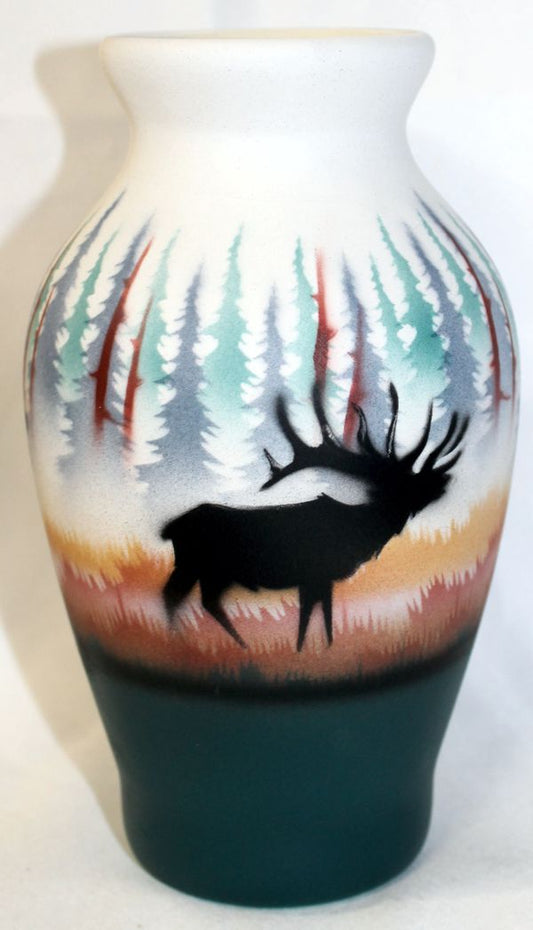 MTM5 Morning Mist -Elk 4 x 7 Vase