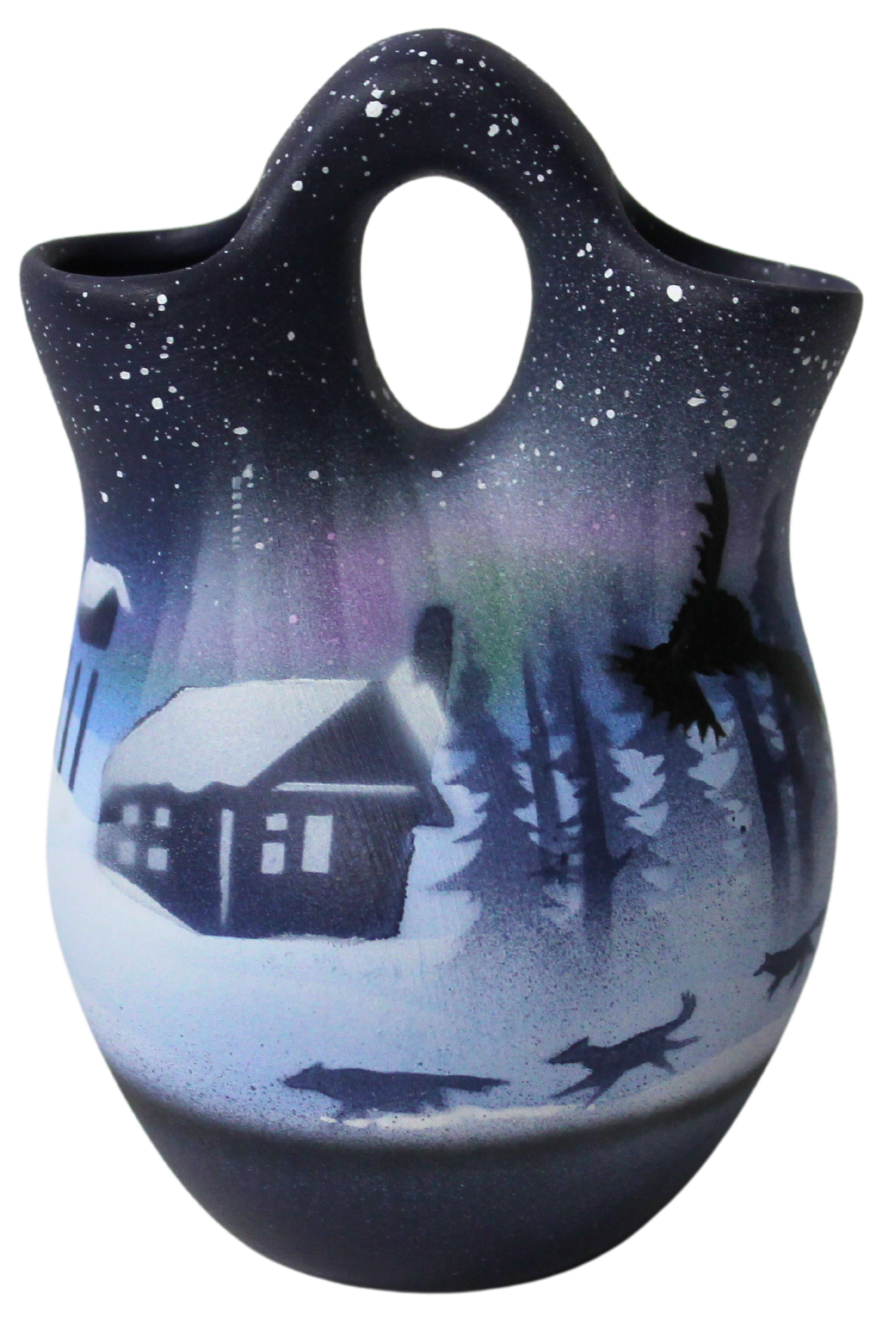 NLB7 Northern Lights   3 x 4 Wedding Vase