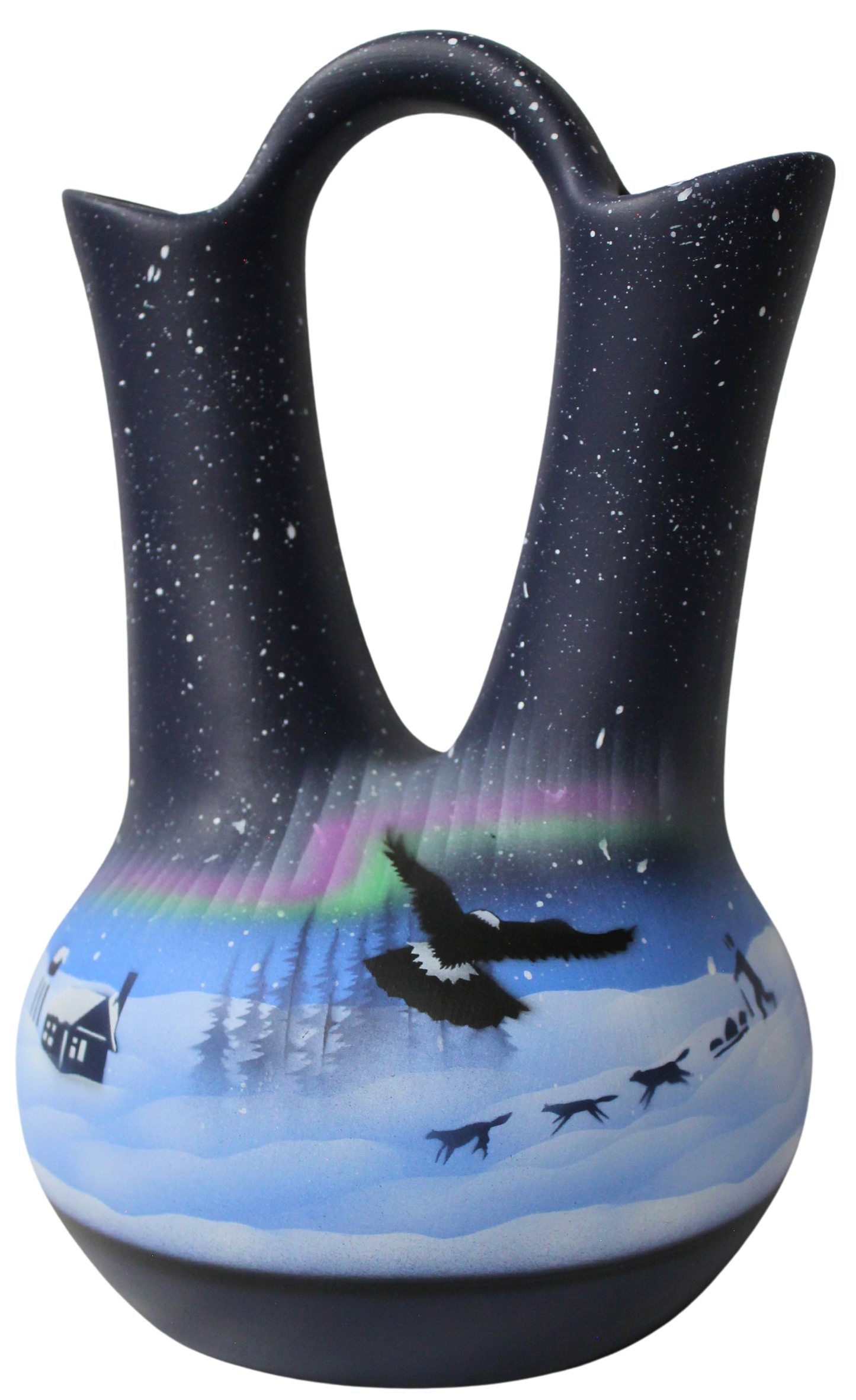 NLC7 Northern Lights  7 1/2 x 12 Wedding Vase