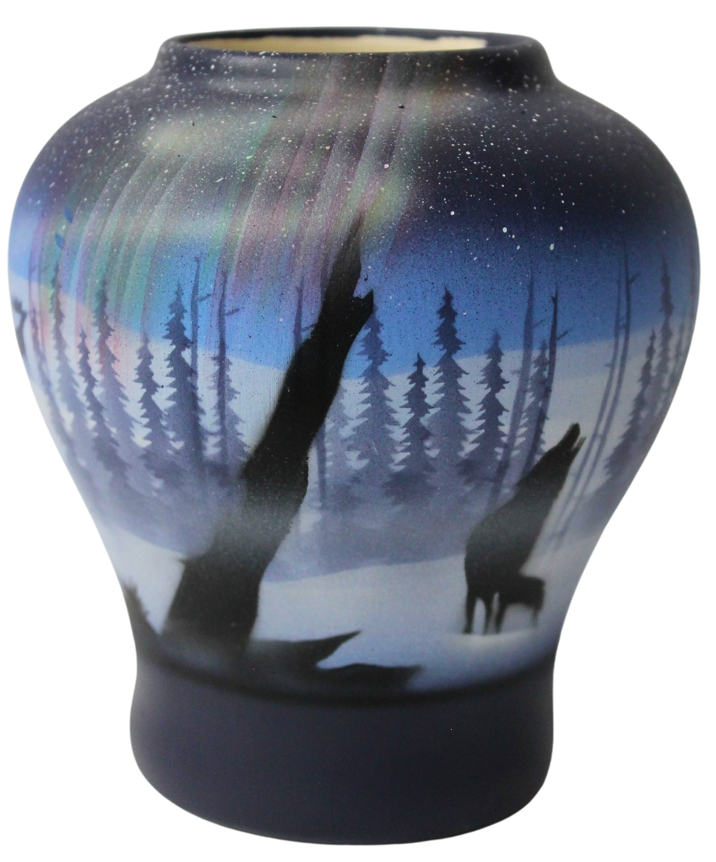 NLM2 Northern Lights  5 x 5 1/2 Vase