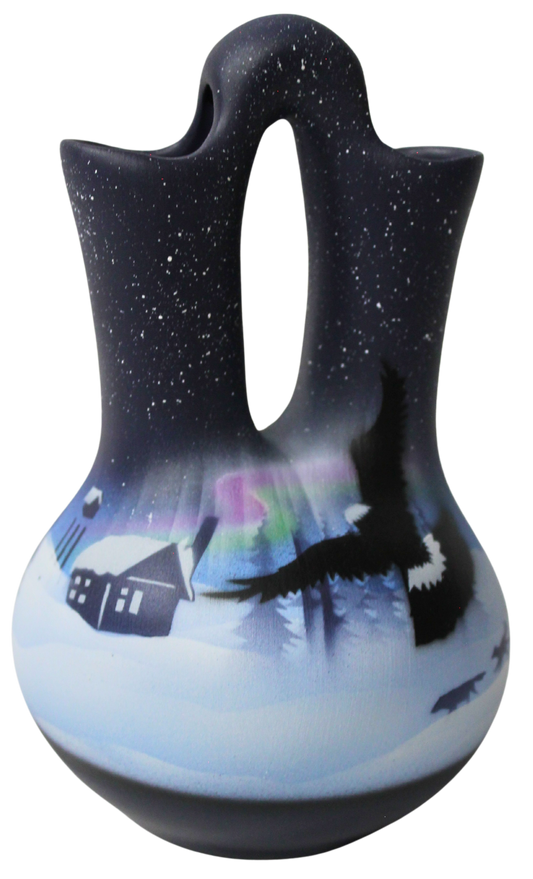 NLM7 Northern Lights  4 1/2 x 7 Wedding Vase