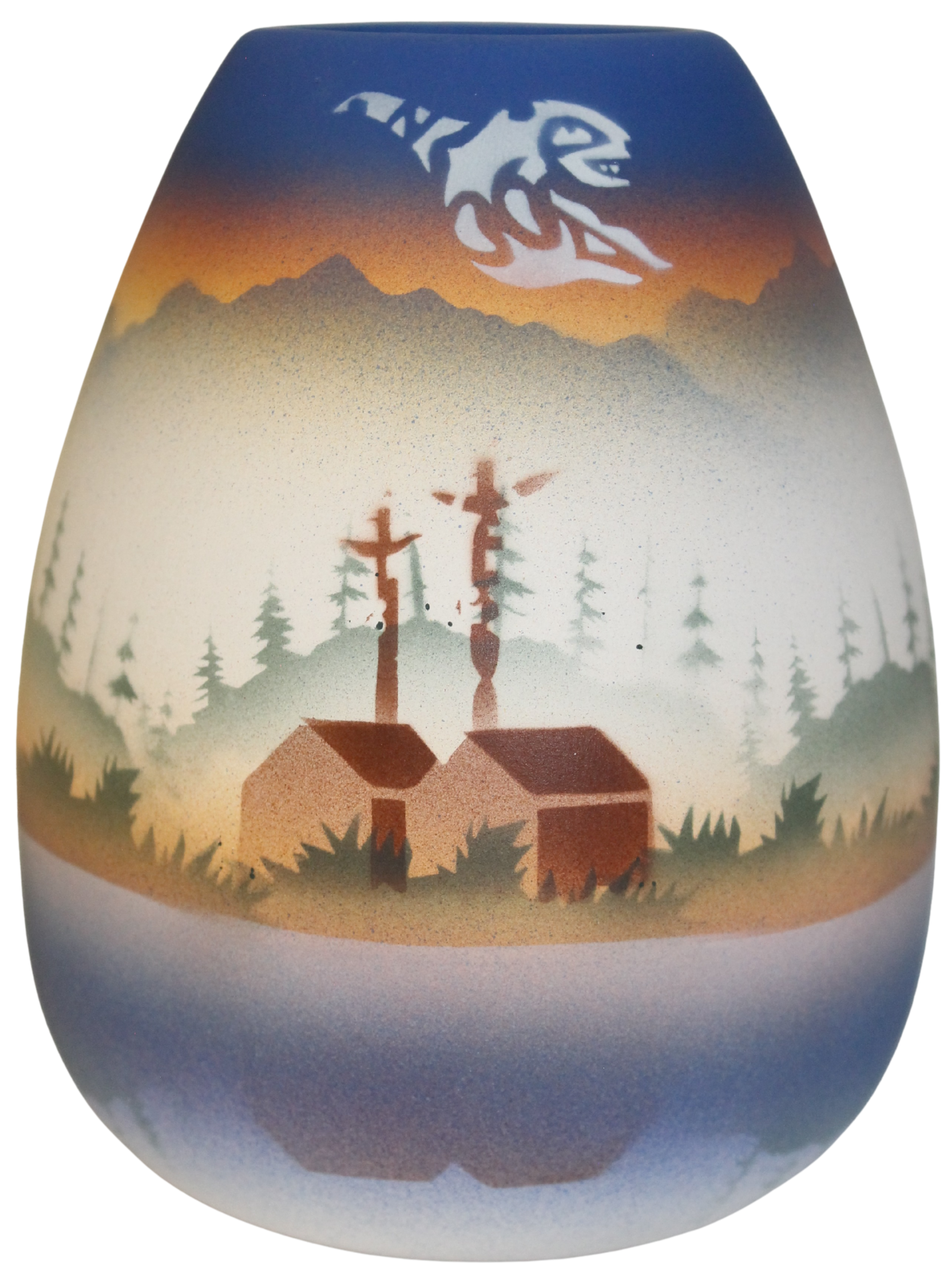 TS015 Totem Spirit 4 x 5 1/2 Vase