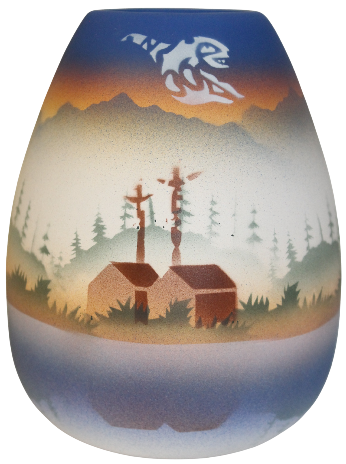TS015 Totem Spirit 4 x 5 1/2 Vase