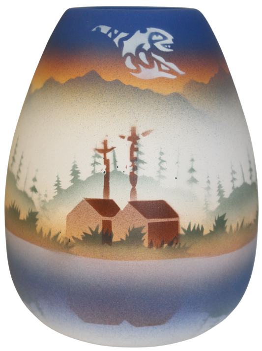 TS015 Totem Spirit 4 x 5 1/2 Vase