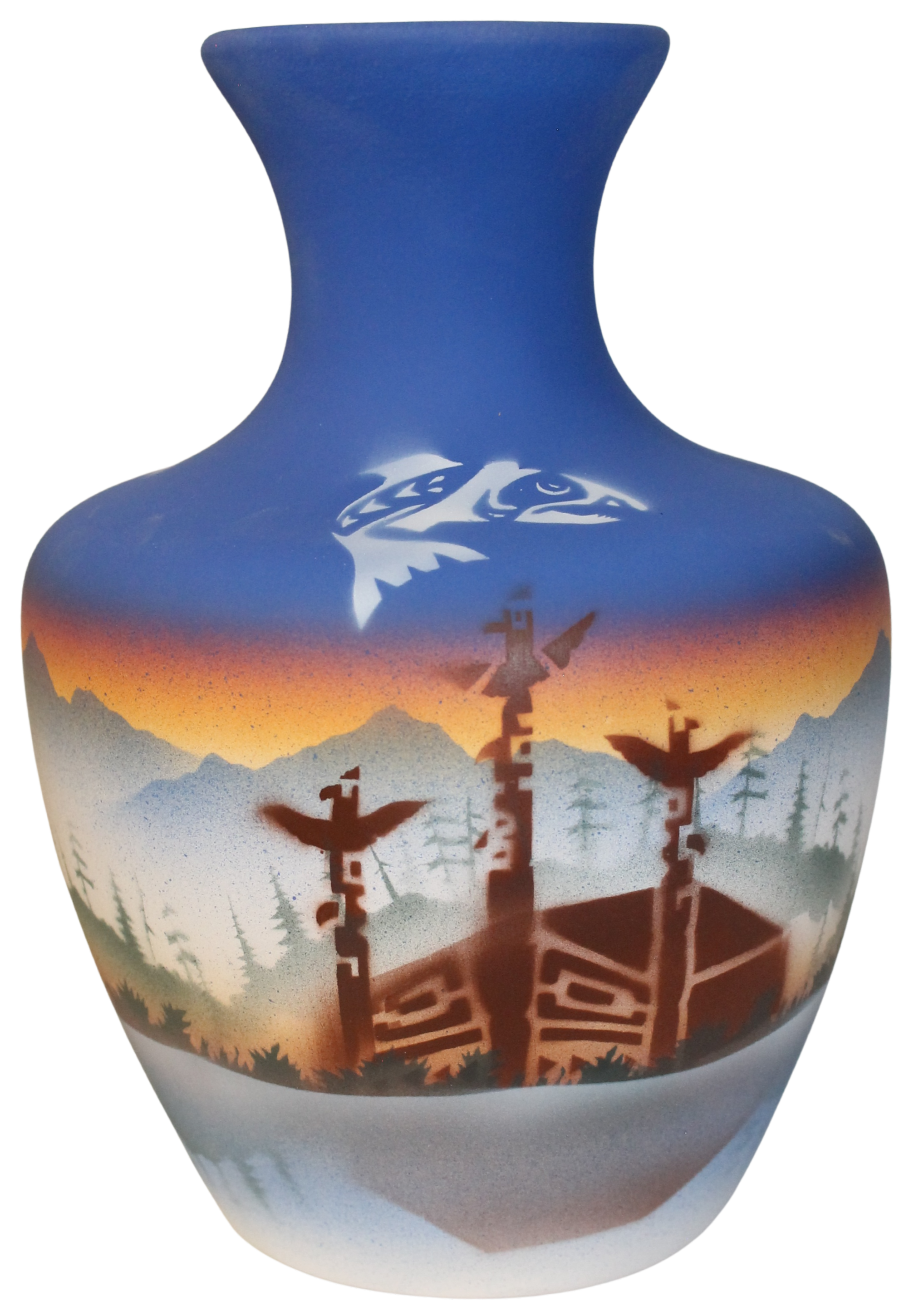 TS043 Totem Spirit 6 1/2 x 9 1/2 Vase