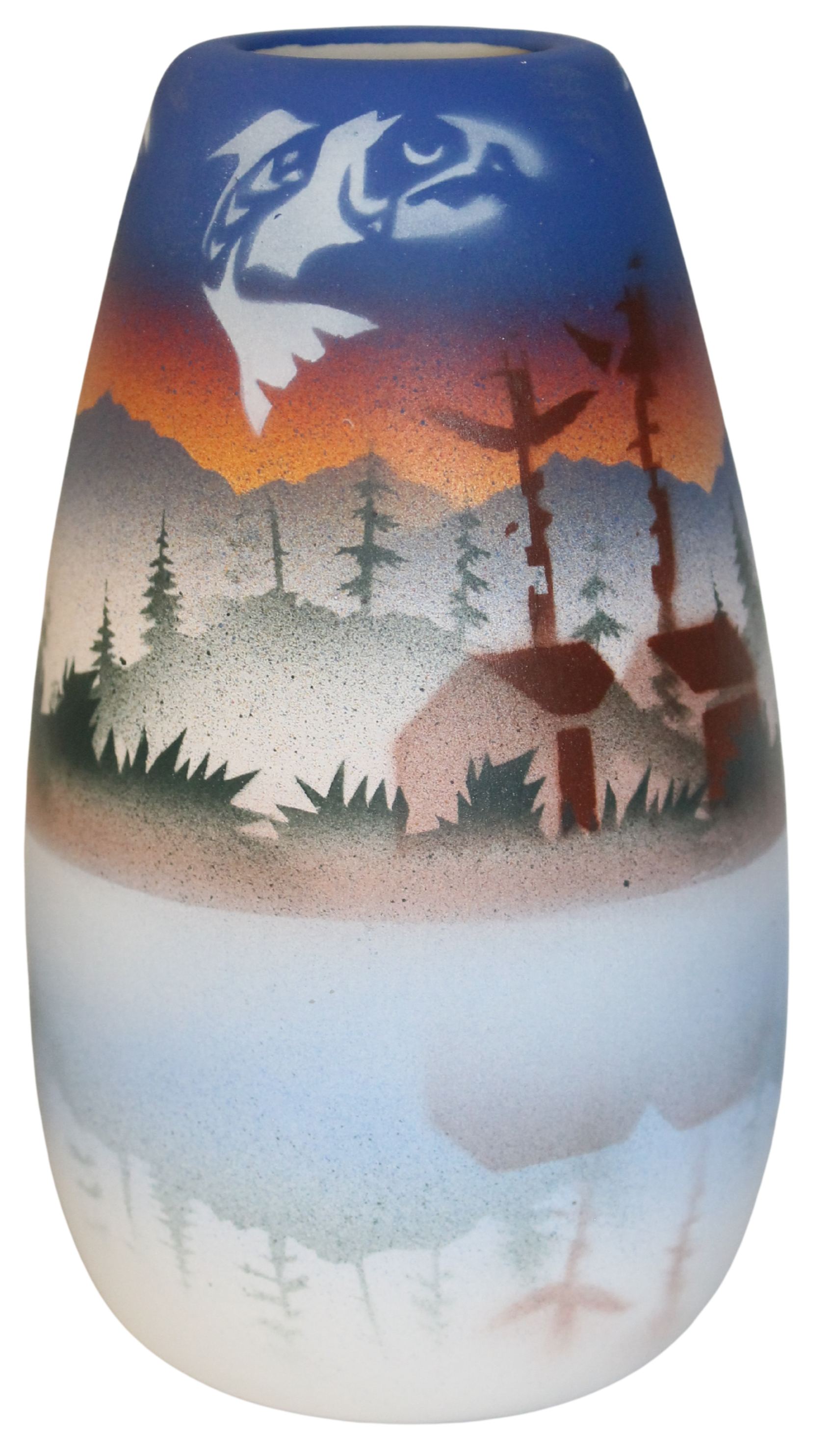 TS047 Totem Spirit 3 x 5 1/2 Vase