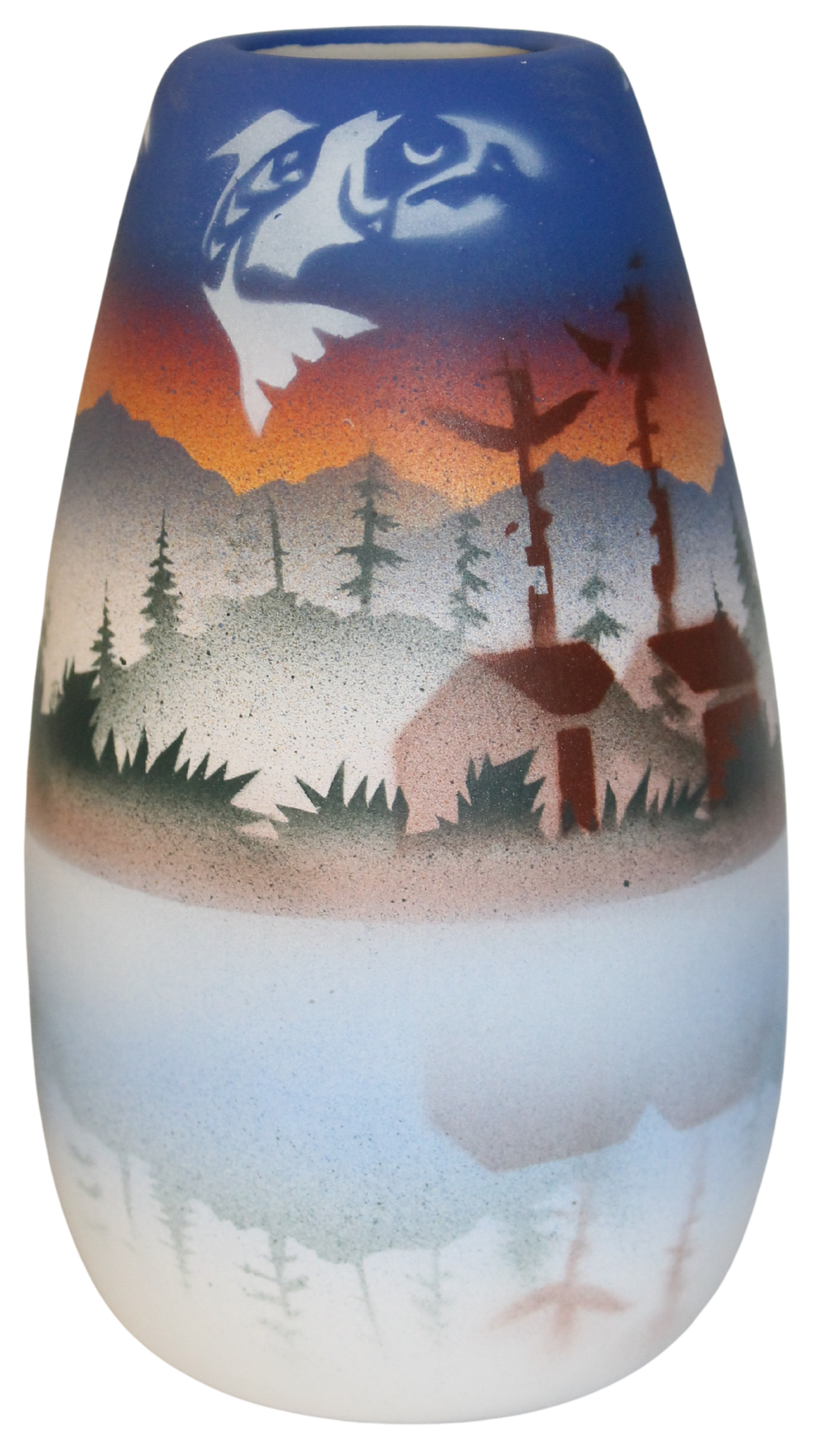 TS047 Totem Spirit 3 x 5 1/2 Vase