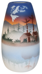 TS047 Totem Spirit 3 x 5 1/2 Vase