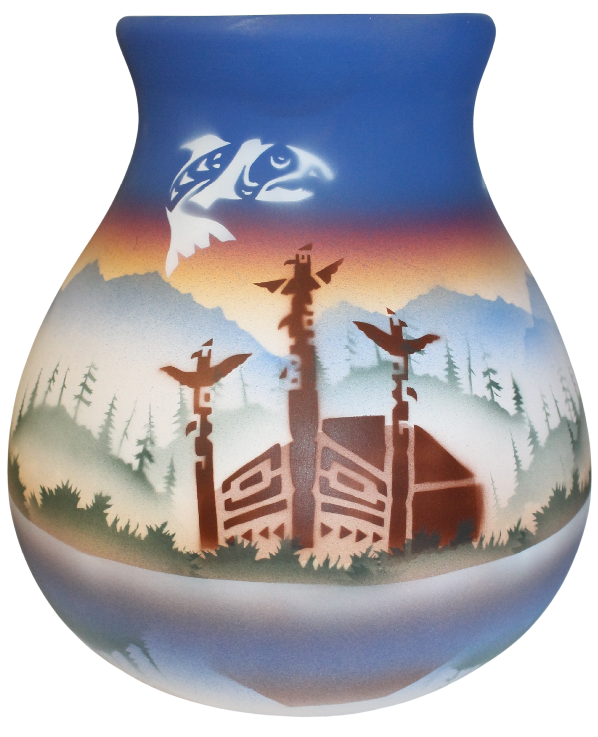TS052 Totem Spirit 8 1/2 x 9 1/2 Pot