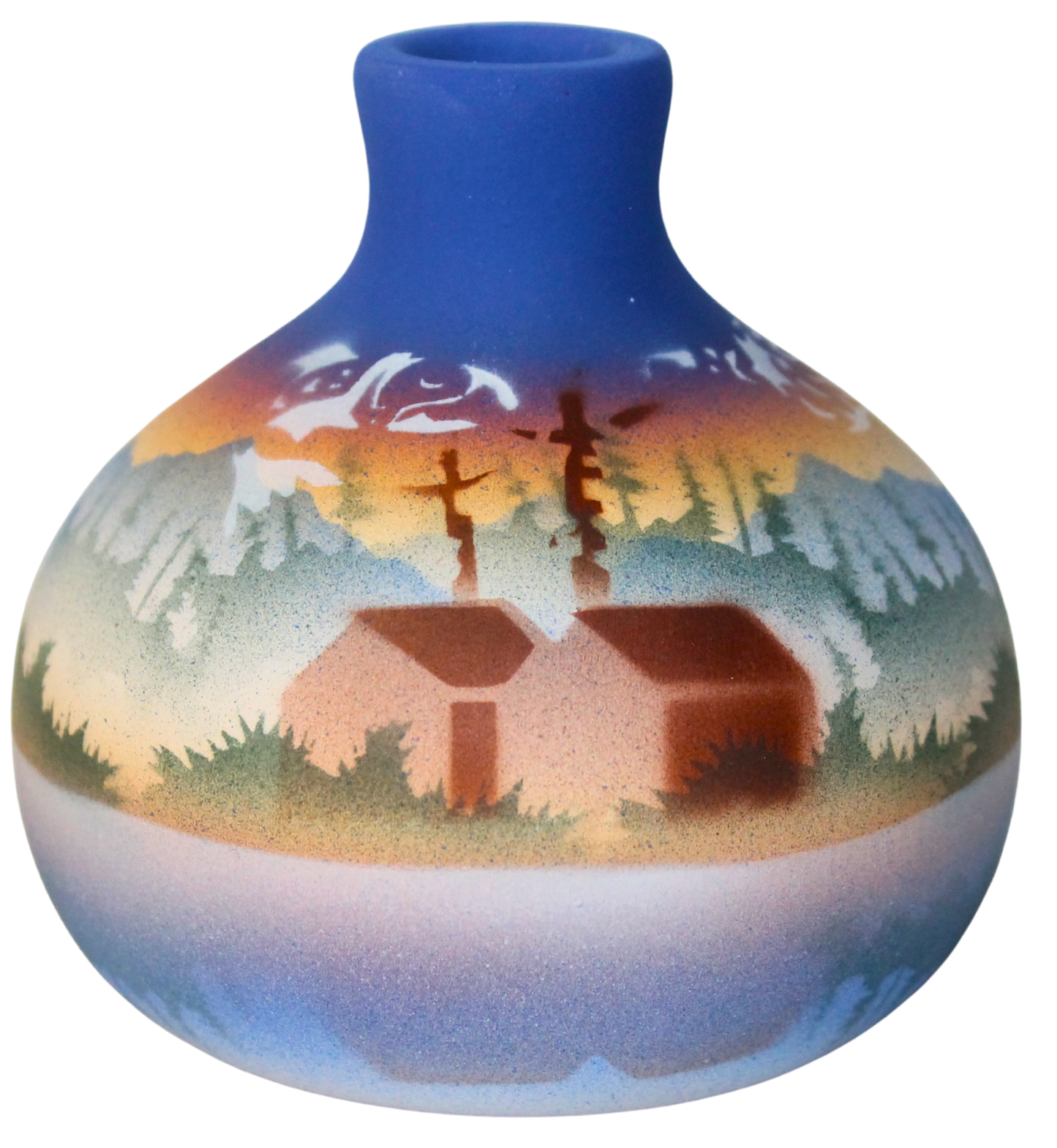 TS083 Totem Spirit 3 1/2 x 3 1/2 Ball Vase