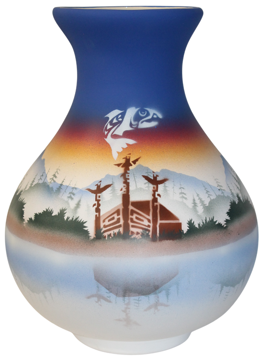 TS136 Totem Spirit 10 1/2 x 14 1/2 Vase