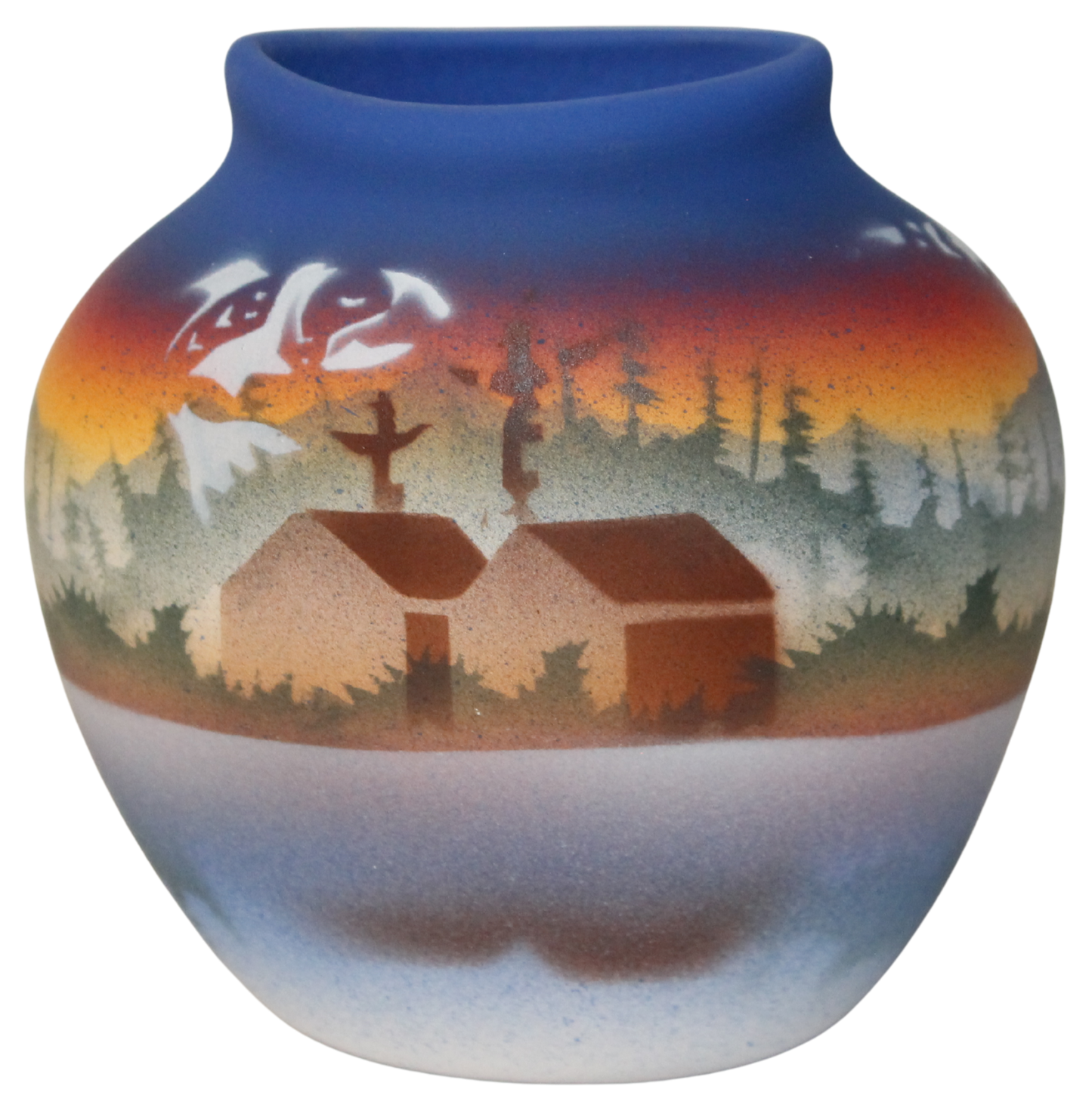 TS141 Totem Spirit 3 x 3 Pillow Vase