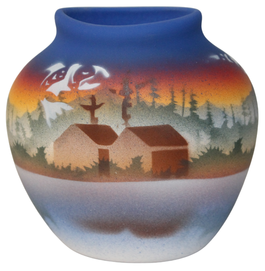 TS141 Totem Spirit 3 x 3 Pillow Vase