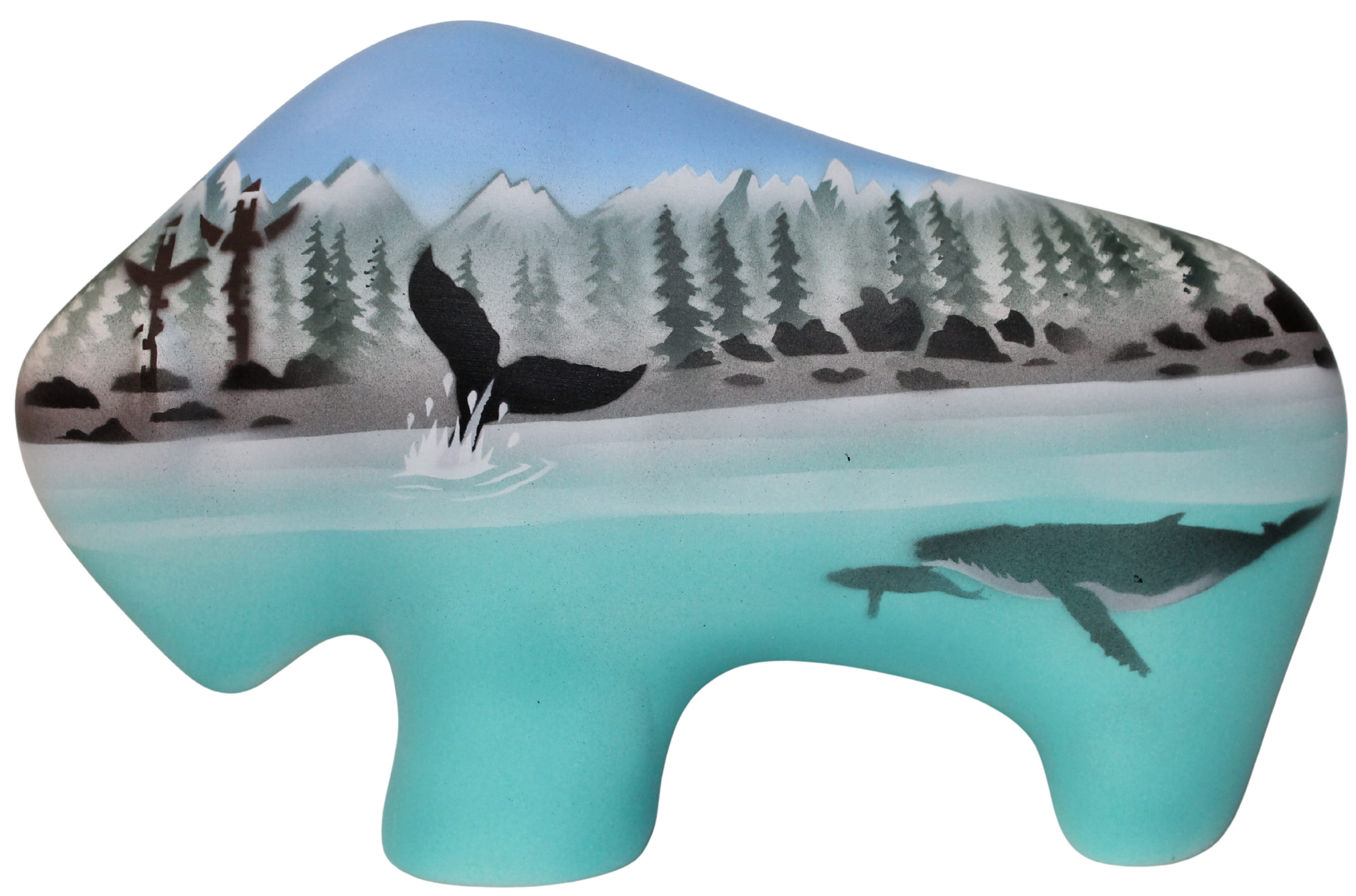 HW155 Humpback Whales 9 Medium Buffalo